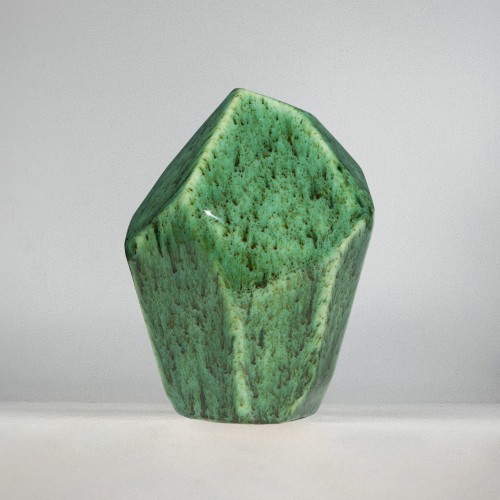 urna ceramiczna dla kota, zielona